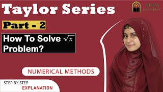 Numerical Methods  Taylor series part2  Huda Academy  BCA [upl. by Davine]