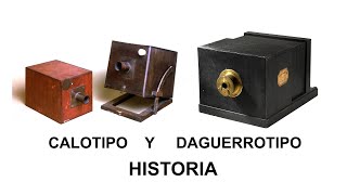 HISTORIA DE CALOTIPO Y DAGUERROTIPO [upl. by Noeht]