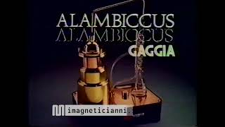 1983 ItaliaUno Gaggia distillatore derbe Alambiccus [upl. by Zenda]