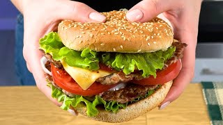 ❗️Göttliches hausgemachtes Hamburger Rezept ❗️ Viel leckerer als McDonalds ❗️ [upl. by Sirovaj]