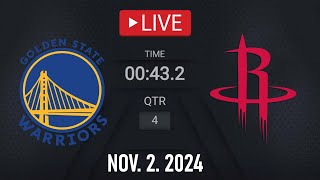 NBA LIVE Golden State Warriors vs Houston Rockets  November 2 2024  Rockets vs Warriors NBA 2K25 [upl. by Ardnak]