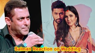 Salman Khan Reaction on Katrina Kaif and Vicky Kaushal Wedding Invitation [upl. by Clifford]