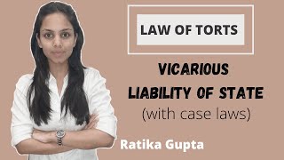 Vicarious Liability  Law of Torts and Easement [upl. by Durante516]