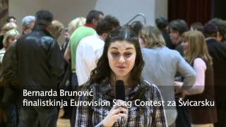 Bernarda Brunovic Eurovision Song Contest Switzerland [upl. by Esorlatsyrc]