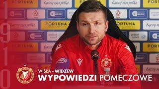 Wypowiedzi po meczu Wisła Kraków  Widzew Łódź 21 00 11 11 [upl. by Hieronymus247]