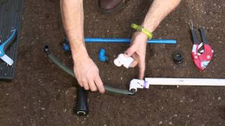 How To Repair a Sprinkler PVC Pipe Pushfit Elbow Fittings PVCLock® [upl. by Ahterod]