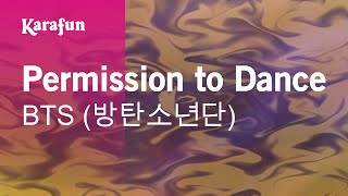 Permission to Dance  BTS 방탄소년단  Karaoke Version  KaraFun [upl. by Garek]