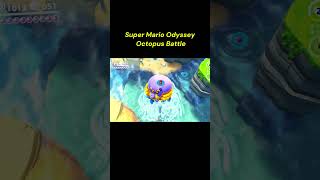 Super Mario Odyssey Octopus Boss Battle mario [upl. by Ogires]