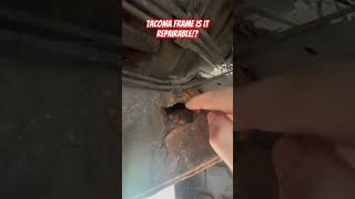 Tacoma Frame is it repairable automobile tacoma repair [upl. by Ahseikram]