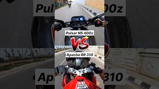 Pulsar NS 400z vs Apache RR 310 🔥 Gear Challenge shorts ns400 [upl. by Cirdes275]