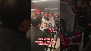 Coming Soon To Tea Time With Tommy Montreal Canadiens Legend SHEA WEBER hockeyhalloffame nhl [upl. by Ennovad]