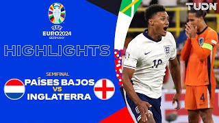 HIGHLIGHTS  Países Bajos vs Inglaterra  UEFA EURO 2024  Semis  TUDN [upl. by Mairb447]