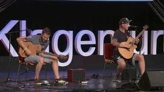 The Most Unexpected Acoustic Guitar Performance  The Showhawk Duo  TEDxKlagenfurt [upl. by Kinemod]