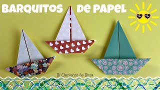 Cómo hacer un Barquito de Papel Manualidades para el Verano Barco Origami Origami Fácil [upl. by Eanrahc]