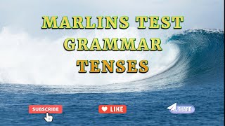 Marlins Test For Seafarer  Grammar  Grammar Tenses [upl. by Urson]