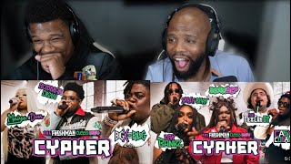 2024 XXL Freshman Cypher  POPS REACTION [upl. by Alekahs]