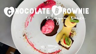 Chocolate Brownie in Sabayon Sauce [upl. by Gideon270]