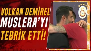 Volkan Demirel Galatasaray Formasıyla 500üncü Maçına Çıkan Muslerayı Tebrik Etti [upl. by Longerich]