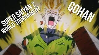 Gohan Turns SSJ2 At The World Tournament Dubstep Remix • zerЌ [upl. by Sadler]