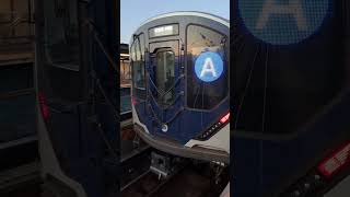 Lefferts Boulevard Bound R211A A train entering and leaving 80th Street [upl. by Edmonda]