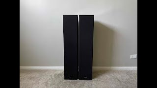 Definitive Technology BP10 Bipolar 2 Way Tower Home Floor Standing Speakers [upl. by Simah28]