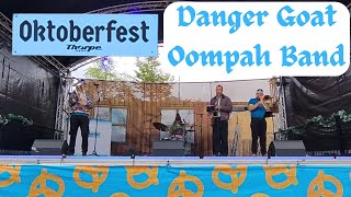 Danger Goat  Oompah Band Oktoberfest 2024 at Thorpe Park [upl. by Nanis]