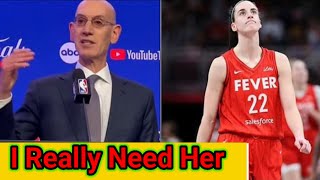 NBA Ratings CRASH  Adam Silver NEEDS Caitlin Clark NOW To Save Themnba​ [upl. by Rosemare]