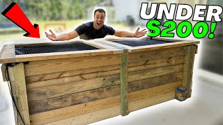 DIY CHEAP ABOVE GROUND TURTLE POND [upl. by Inail]