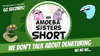 We Dont Talk About Denaturing No No No  Amoeba Sisters Shorts [upl. by Rapsag423]