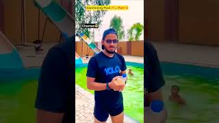 Chota bhai in swimming pool 🔥😂indian family shorts indian relatable swimming [upl. by Cyn]