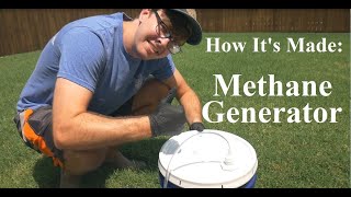 Making a methane generator from rabbit droppings [upl. by Mallorie]