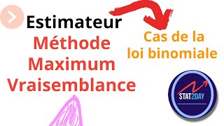 Comment déterminer un estimateur par maximum de vraisemblance pour le paramètre P loi binomiale [upl. by Leinnad147]