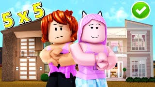 Roblox  DESAFIO DA CASA 5X5 Bloxburg [upl. by Imit914]