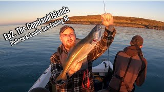 Ep2 The Copeland Islands  Pollock amp Coalie Sea Fishing NI [upl. by Nhojleahcim]