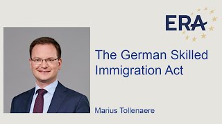 The German Skilled Immigration Act [upl. by Golter]