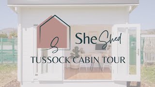 SheShed Tussock Cabin Tour [upl. by Daenis]