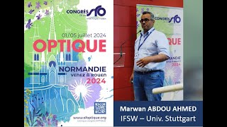 Marwan ABDOU AHMED  Plénière dOPTIQUE Normandie de la SFO [upl. by Ecyor]