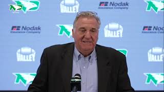 UND Football  Bubba Schweigert Weekly Press Conference  101424 [upl. by Nikal78]