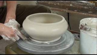 55 Throwing  Making a Porcelain Casserole with HsinChuen Lin [upl. by Aitat]