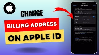 How to Change Billing Address on Apple ID 2024  Apple ID Tutorial [upl. by Ellehciram]