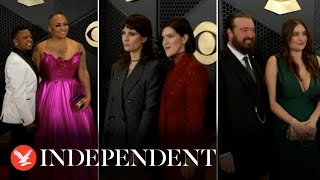 Grammys Stars arrive on red carpet for 2024 awards [upl. by Grosvenor481]