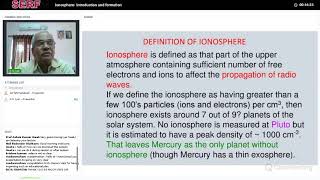 Web 9 1 Ionosphere Introduction and formation [upl. by Collette461]