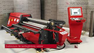 AHS 1504 4Roll Plate Roll  4Toplu Silindir Bükme Makinesi [upl. by Veron]