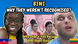 REACTION TO Why You Didnt Recognize BINI From The Start  FIRST TIME WATCHING [upl. by Hatokad]