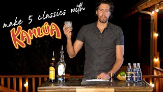 Learn How to Make 5 Kahlua Drinks  Espresso Martini White Russian Mudslide and More [upl. by Hiro]