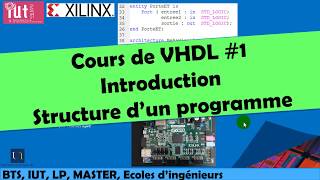 Cours de VHDL 1 Introduction et Structure dun programme [upl. by Marcoux]