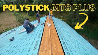 How to Install Polystick MTS Plus Underlayment  Tile Roofing Guide [upl. by Klehm549]