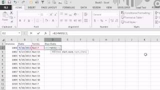 CFO Learning Pro  Excel Edition  quotCalculate Due Datesquot  Issue 87 [upl. by Aveline]