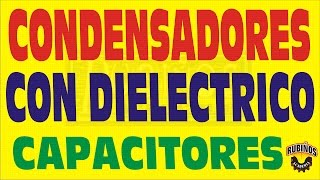 CONDENSADORES CON DIELECTRICO CONSTANTE DIELECTRICA CAPACITORES EJERCICIO RESUELTO [upl. by Notlimah]