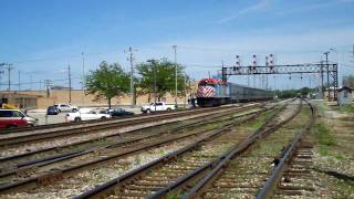 Great P5 on Metra F40C 611 on MDW 2711 [upl. by Nirej]